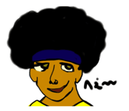 MR...Afro sticker #1532803
