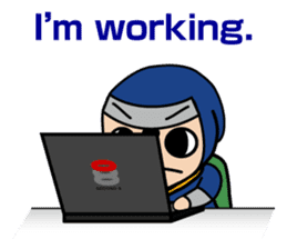 Little Ninja Work Version sticker #1533301