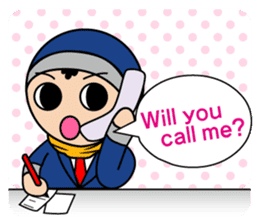 Little Ninja Work Version sticker #1533302