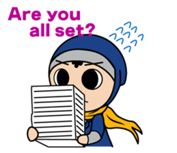 Little Ninja Work Version sticker #1533303