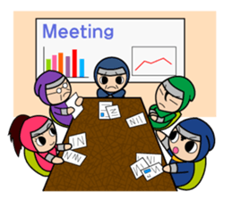 Little Ninja Work Version sticker #1533305