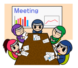 Little Ninja Work Version sticker #1533305