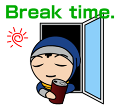 Little Ninja Work Version sticker #1533308