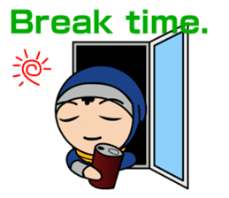 Little Ninja Work Version sticker #1533308