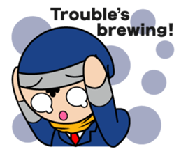 Little Ninja Work Version sticker #1533312