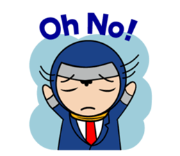 Little Ninja Work Version sticker #1533314