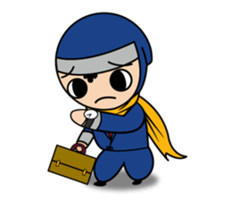 Little Ninja Work Version sticker #1533319