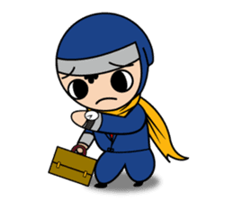 Little Ninja Work Version sticker #1533319