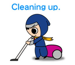 Little Ninja Work Version sticker #1533330