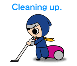 Little Ninja Work Version sticker #1533330