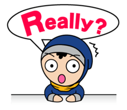 Little Ninja Work Version sticker #1533335