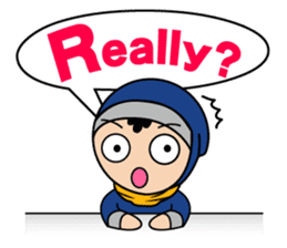 Little Ninja Work Version sticker #1533335