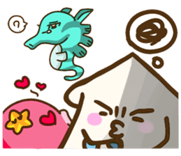 HippocampusKUSO octopus squid Cute ocean sticker #1533941