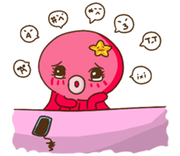 HippocampusKUSO octopus squid Cute ocean sticker #1533949