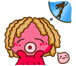 HippocampusKUSO octopus squid Cute ocean sticker #1533956