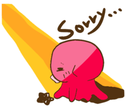 HippocampusKUSO octopus squid Cute ocean sticker #1533958