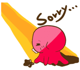 HippocampusKUSO octopus squid Cute ocean sticker #1533958
