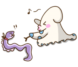 HippocampusKUSO octopus squid Cute ocean sticker #1533960