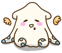 HippocampusKUSO octopus squid Cute ocean sticker #1533967