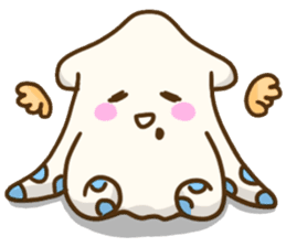 HippocampusKUSO octopus squid Cute ocean sticker #1533967
