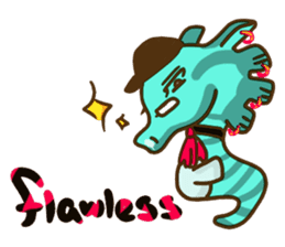 HippocampusKUSO octopus squid Cute ocean sticker #1533975