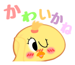 Hana chick Hakata born sticker #1534122