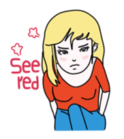 The various feelings of girls. sticker #1534193