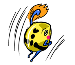 Yellow happy dendrobates sticker #1534454