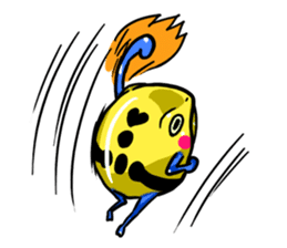 Yellow happy dendrobates sticker #1534454