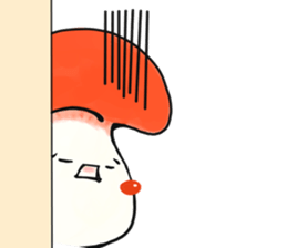 smiley mushroom sticker #1534467