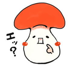 smiley mushroom sticker #1534469
