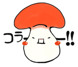 smiley mushroom sticker #1534472