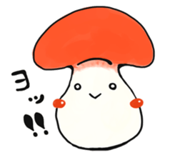 smiley mushroom sticker #1534473