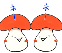smiley mushroom sticker #1534478