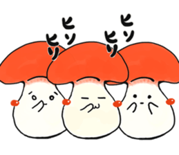 smiley mushroom sticker #1534479