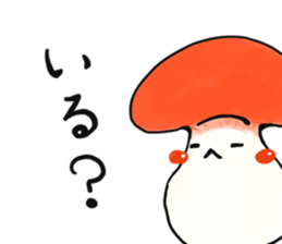 smiley mushroom sticker #1534483