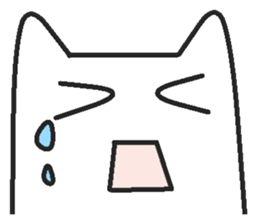 Woman cat Character-less version sticker #1534819