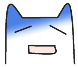 Woman cat Character-less version sticker #1534825