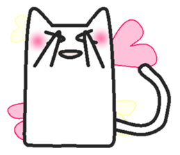 Woman cat Character-less version sticker #1534831