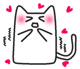 Woman cat Character-less version sticker #1534832