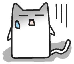 Woman cat Character-less version sticker #1534835