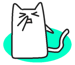 Woman cat Character-less version sticker #1534837