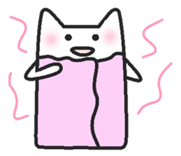 Woman cat Character-less version sticker #1534844