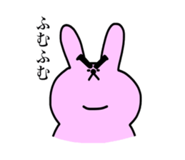 Touch sticker 5th Otokogi rabbit sticker #1535140