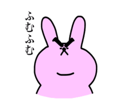 Touch sticker 5th Otokogi rabbit sticker #1535140