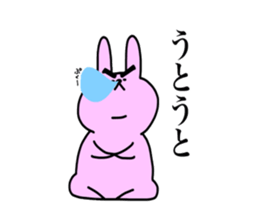 Touch sticker 5th Otokogi rabbit sticker #1535145