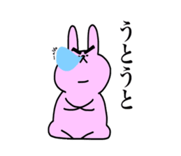 Touch sticker 5th Otokogi rabbit sticker #1535145