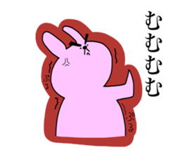 Touch sticker 5th Otokogi rabbit sticker #1535148