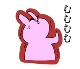 Touch sticker 5th Otokogi rabbit sticker #1535148