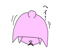 Touch sticker 5th Otokogi rabbit sticker #1535151